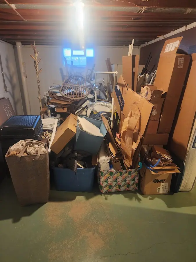 Roll-off dumpster container at job site for Yard Waste Dumpster Rental in Vinings